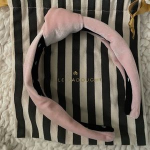 Blush velvet Lele Sadoughi Headband